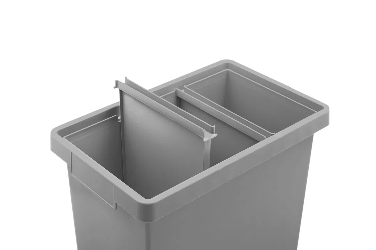 MATTIUSSI Ecologia S.p.A. POLYMAX - Mini Sistema modulare per la Raccolta differenziata per Interni - 40 lt totali