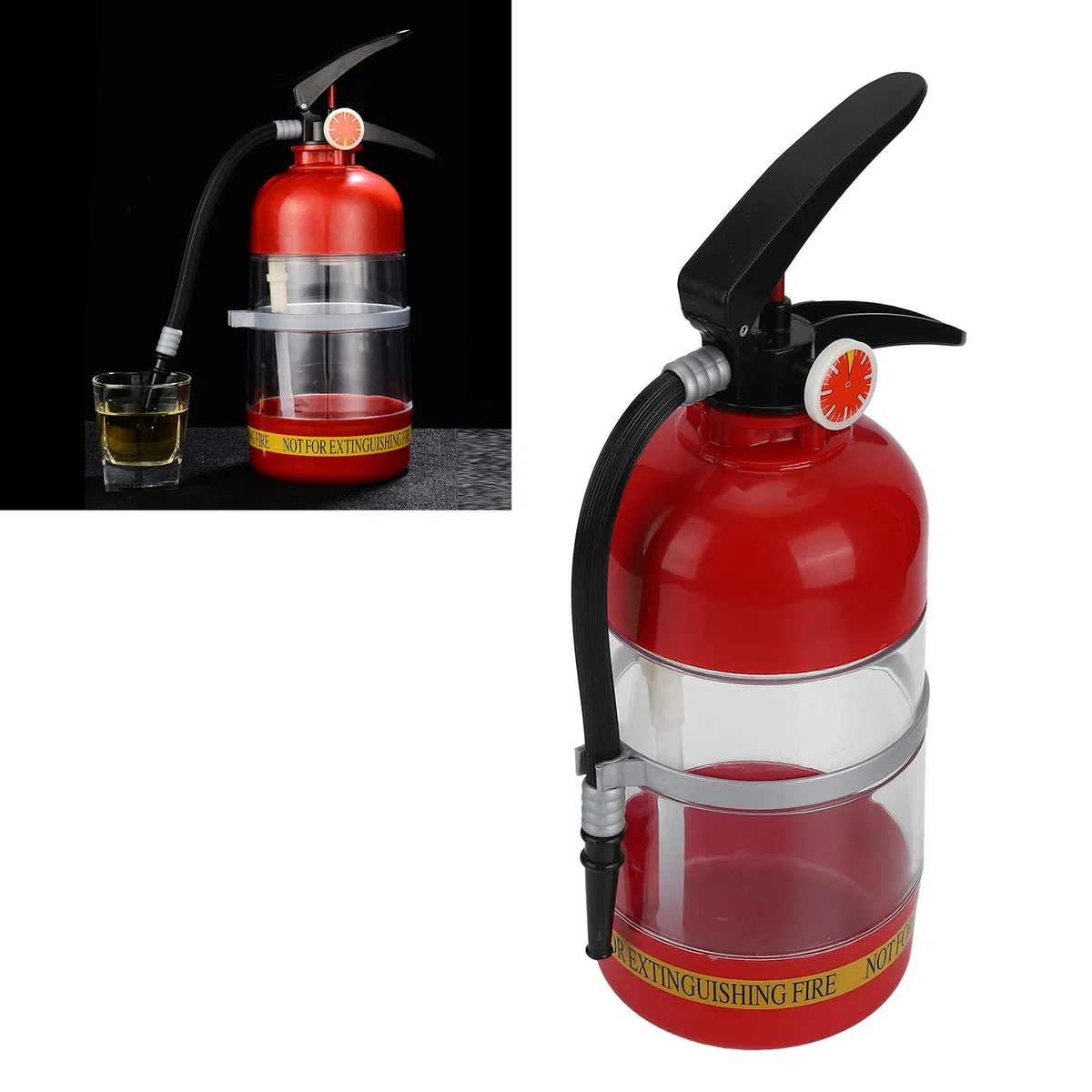 Dispenser di Birra, Distributore di Liquori per Bevande Dalla Forma Innovativa da 2 Litri, di Erogazione Portatile per Bar Domestico per Birra Alla Spina e Birra