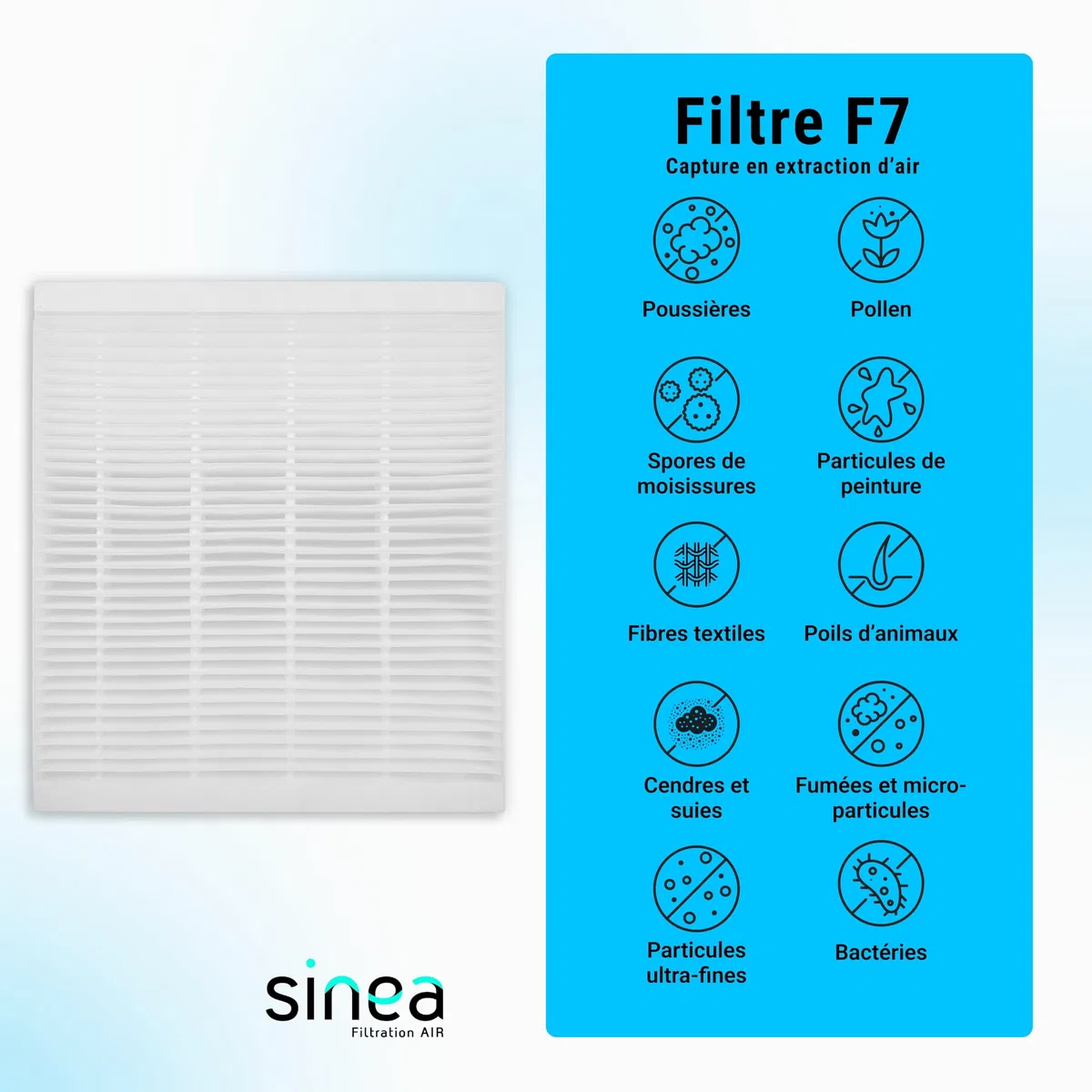 TOP FILTRO - Filtri G4 X2 + F7 compatibili ALDES DEE FLY CUBE 300 & 370