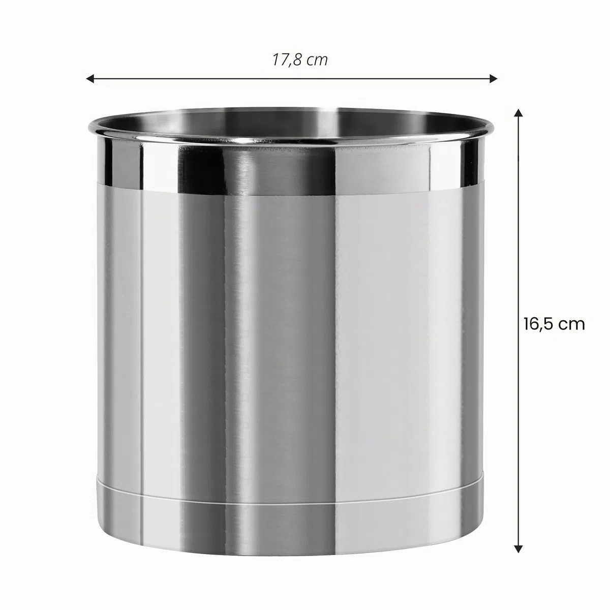 Oggi Crock, Acciaio Inox, 17,8 cm, Jumbo