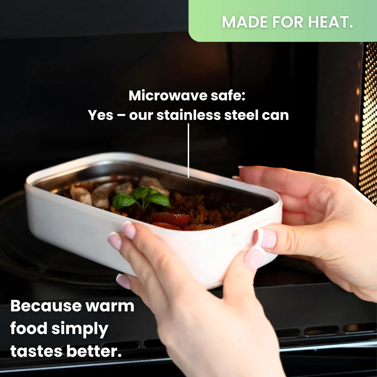 Bento - Contenitore per il pranzo "Taylor", 2 ripiani con scomparti, in acciaio inox di alta qualità, senza BPA, con posate, ideale per i viaggi, Meal Prep Bento Box per adulti, a prova di