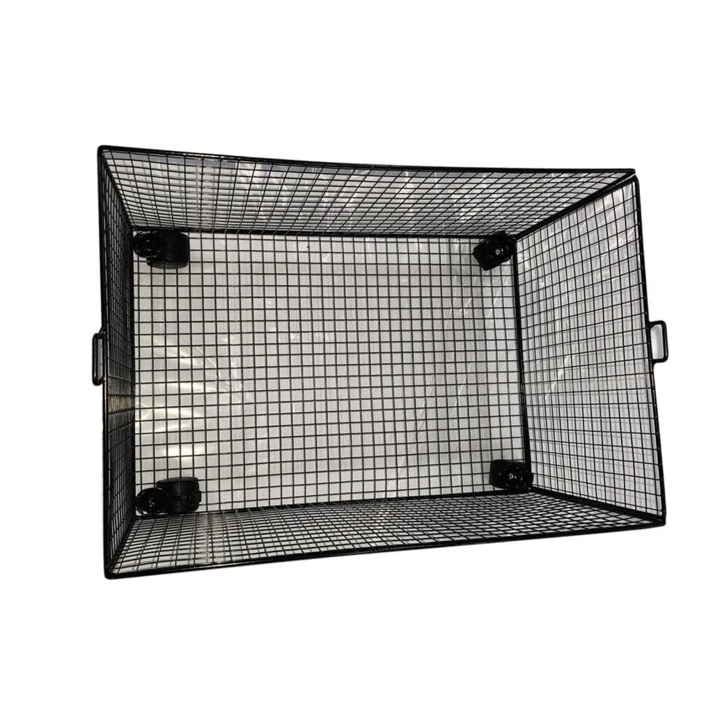 F Fityle Carrello portaoggetti sotto la scrivania, Carrello Portadocumenti in Rete con Ruote, Organizer Portatile per sospese, Giocattoli per la casa, Nero, S