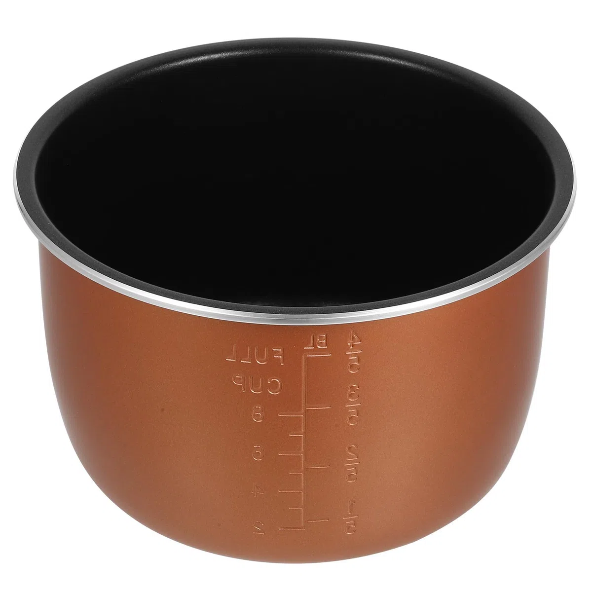 Pentola Interna per Cuociriso in Acciaio Inox 304 Spesso, Vaso di Ricambio per Fornello Elettrico, Accessorio Cucina Domestica Resistente