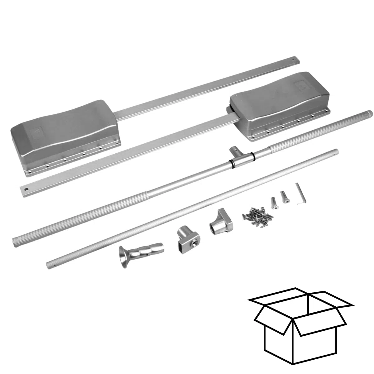 Appendiabiti Estraibile Regolabile Per Armadio, Guardaroba. Meccanismo Barra Appendiabito Automatico con Apertura e Chiusura Assistita (Vano Interno 89-121 Cm)
