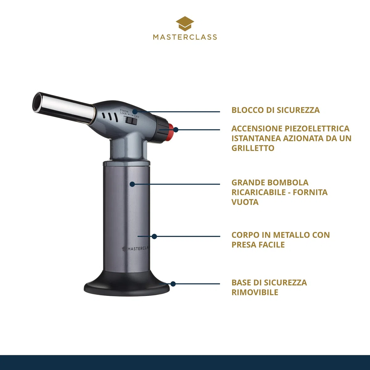 MasterClass Cannello Professionale a Gas