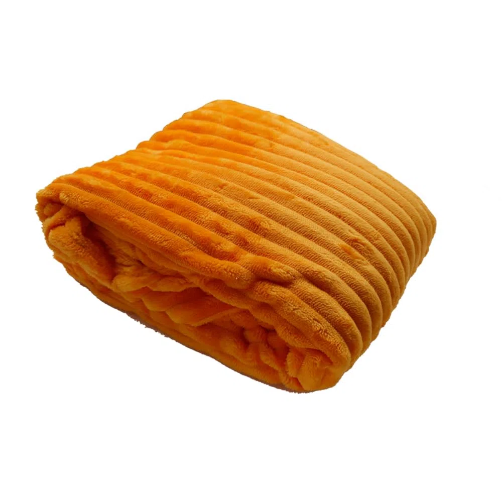 Fodera senza riempimento, copertura per poltrona sacco, senza imbottitura, lavabile, morbido peluche (arancione, grande)