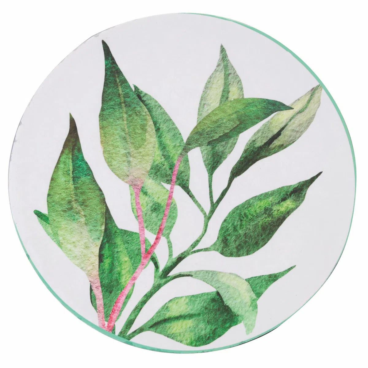 Villa d'Este Home Tivoli Set 6 Sottopiatto Ø 33 cm in plastica PP, Oriental Botanique