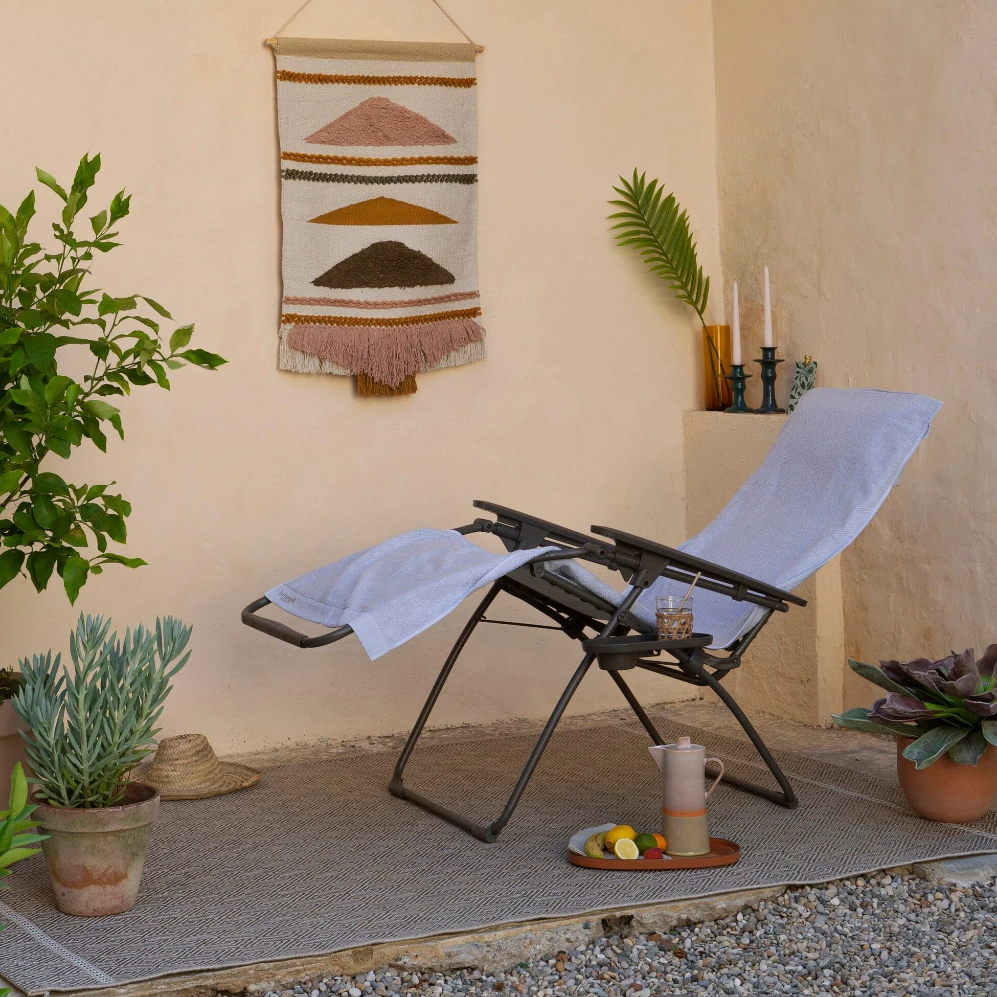 Lafuma MOBILIER Telo da Bagno per Sdraio Relax, 100% Cotone, Colore: Embrun, LFM2972-9300