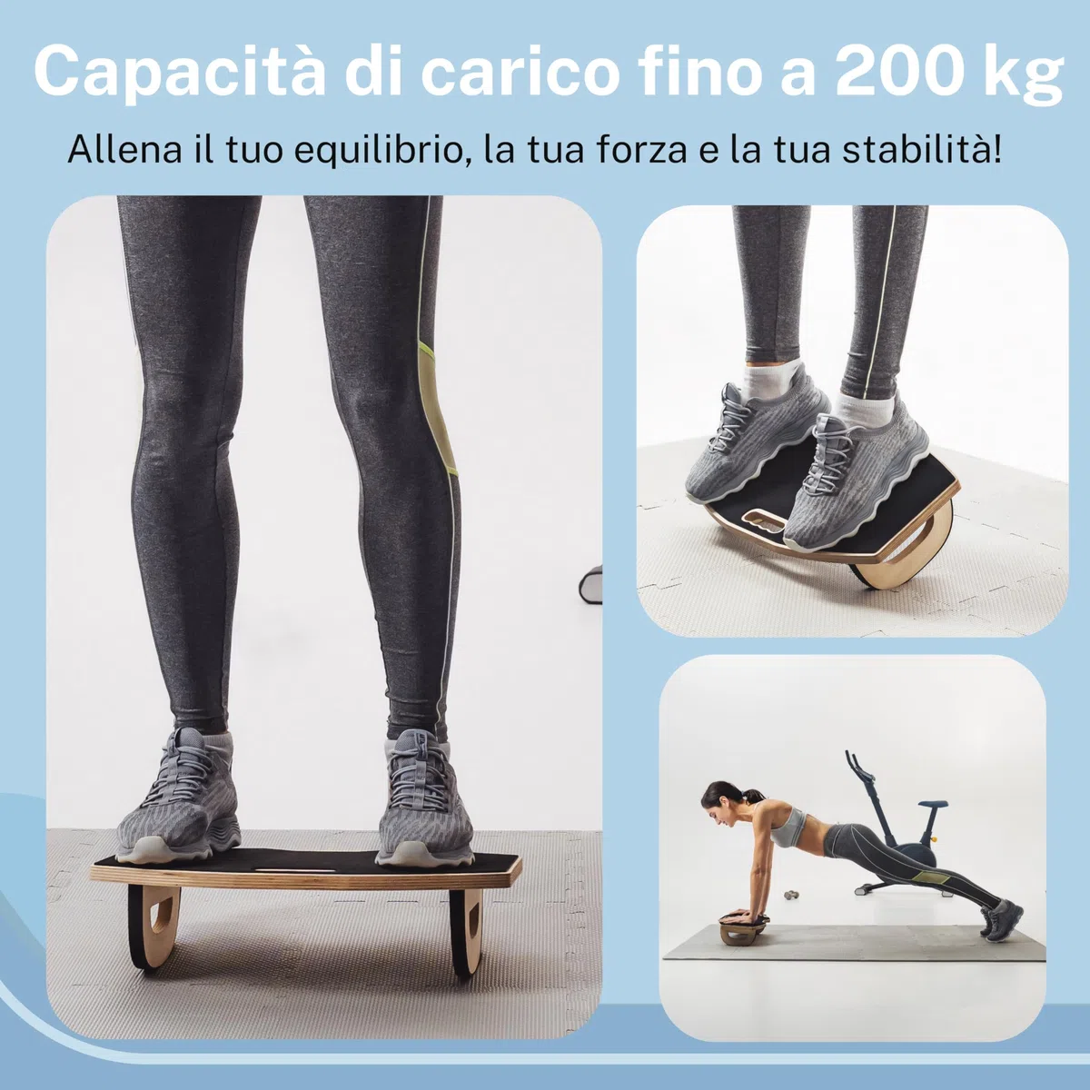 poggiapiede da scrivania in legno – Altalena antiscivolo EVA 3M – Comodo per ufficio e casa