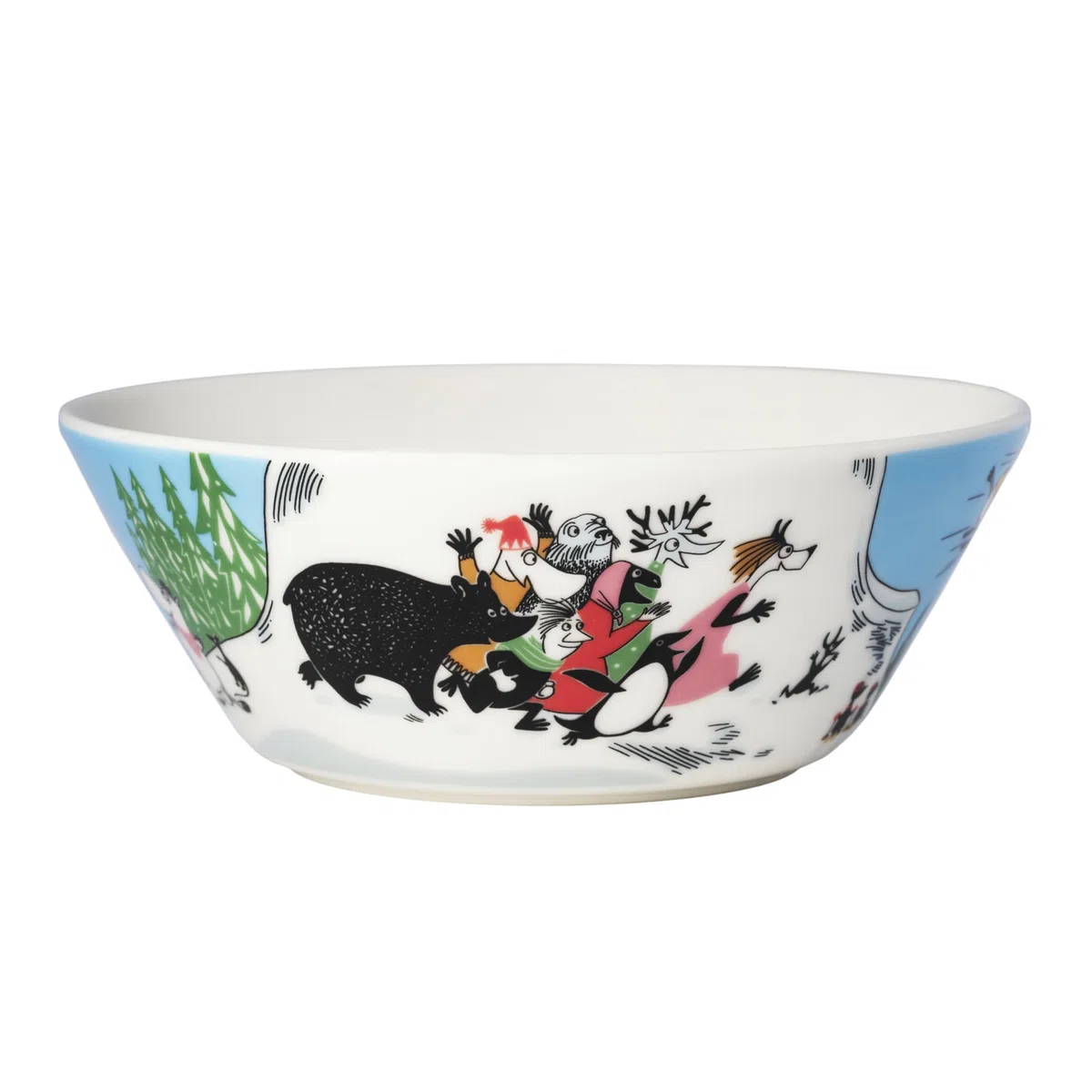 Arabia Moomin Bowl - Salto con gli sci, 15 cm