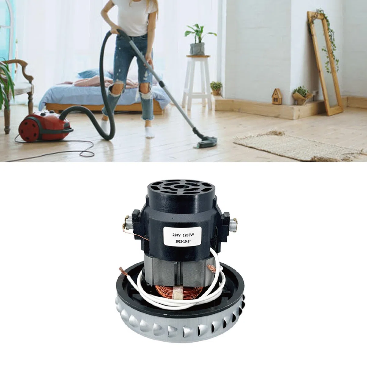 Potente motore di ricambio aspirapolvere 105 Mm/110 Mm Diametro Per Casa E Ufficio Personalizzazione Vari Modelli