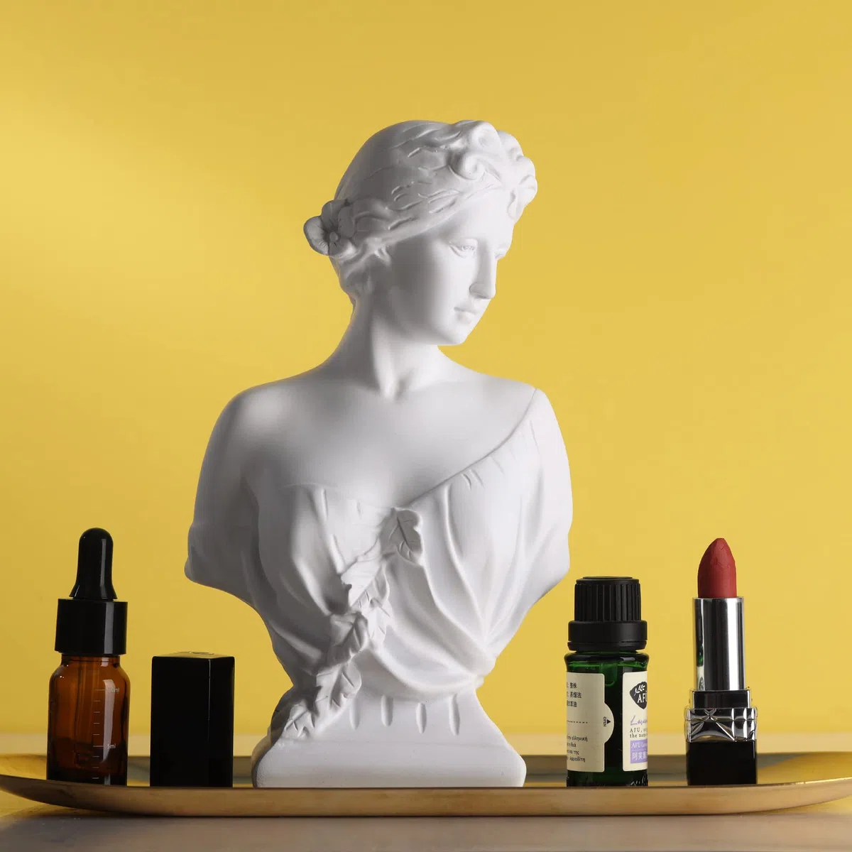 Statua Greca: Busto della Dea Afrodite - Antico Deco Romano Classico, Mitologia Greca, Regalo Decorativo per Soggiorno e Salotto