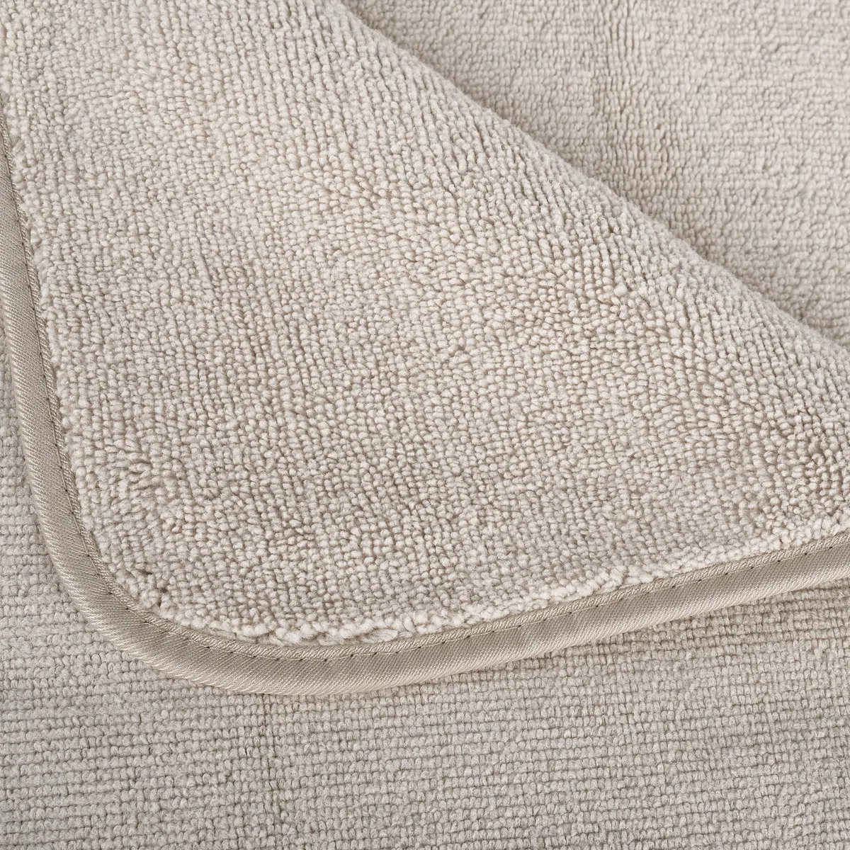 Polyte - asciugamano bagno premium in microfibra anti-pelucchi - ad asciugatura rapida - beige - 145 x 76 cm - set 4 pezzi