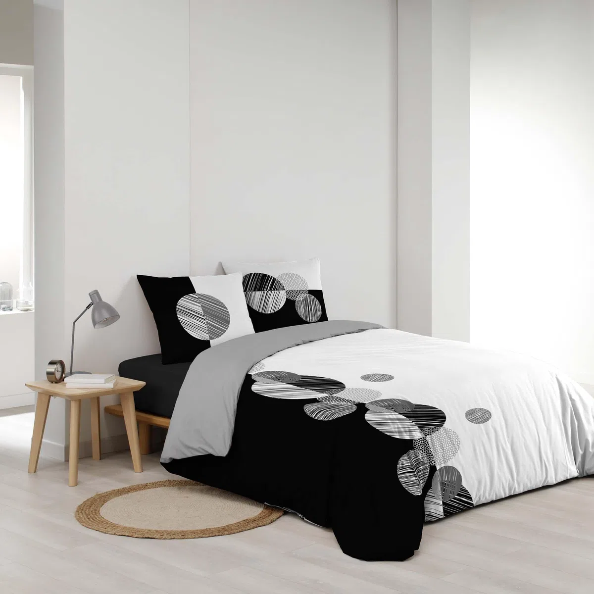 Douceur d'Intérieur Stormi Parure da 3 Pezzi, 260 x 240 cm, 100% Cotone