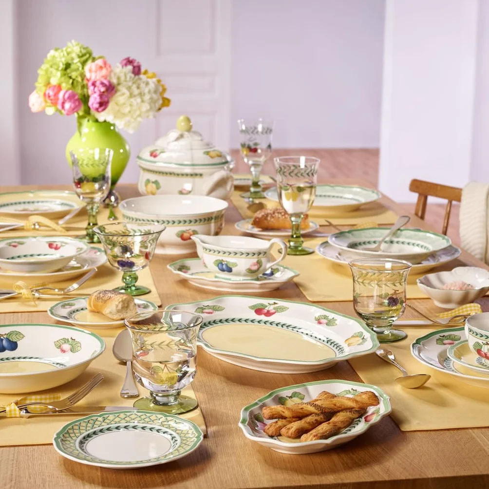 Villeroy & Boch French Garden Fleurence Salsiera, 400 ml, Porcellana Premium, Bianco/Multicolore