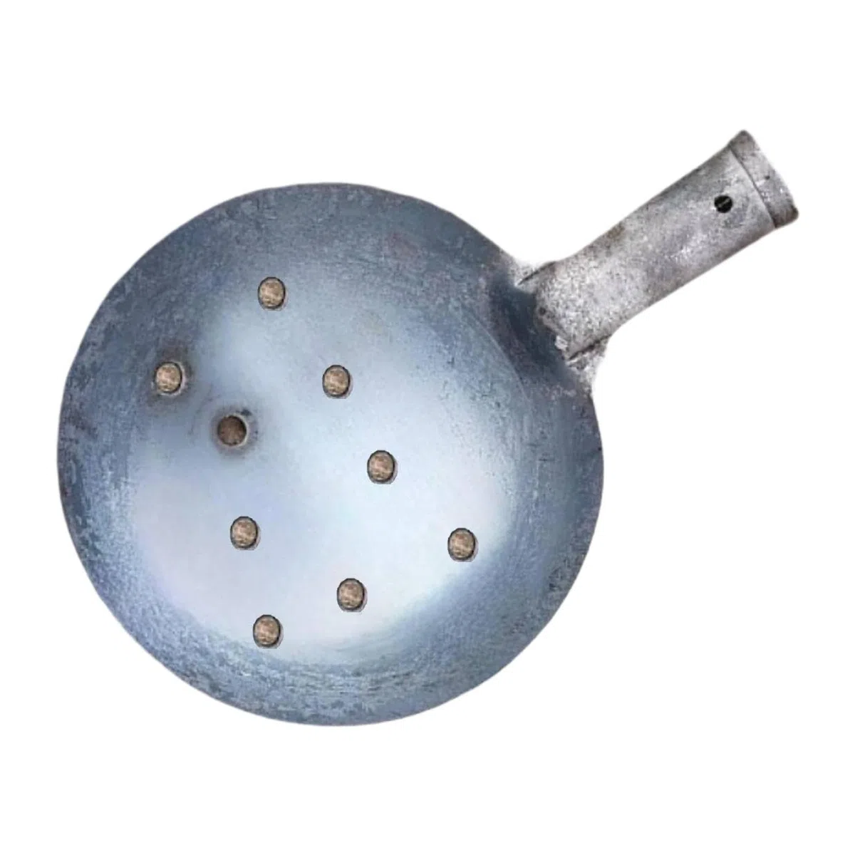 Cucchiaio di drenaggio per fognature cucchiaio di pulizia portatile in ferro cucchiaio per fogna 17 cm con foro