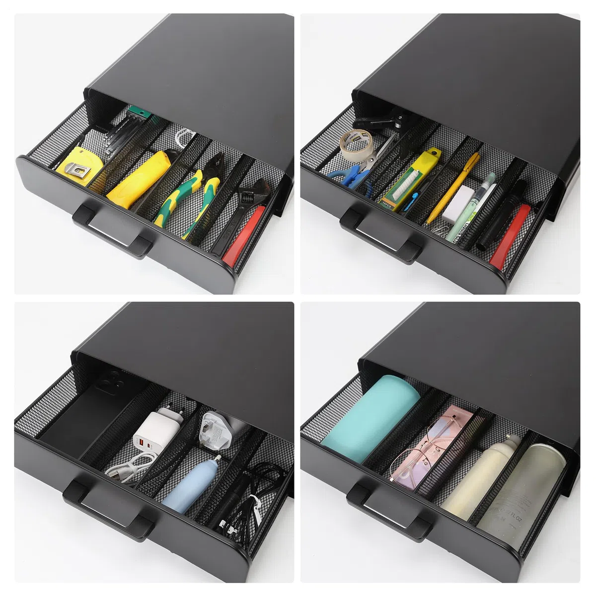 Organizer per Cialde di Caffè Con Cassetto, Contenitore per Capsule, Scatola da Tè, Porta Bustine per Cucina, Ufficio, Caffetteria