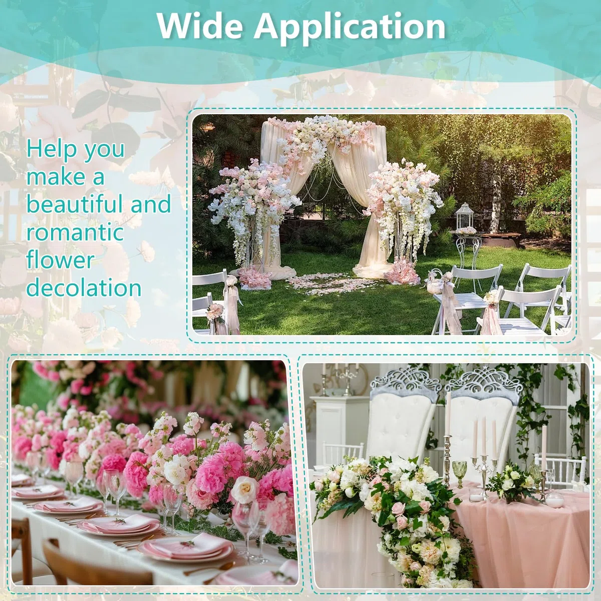 Ghirlanda in schiuma di fiori, 14/28 pezzi, per fiori freschi, spugna per fiori, ghirlanda in schiuma per composizioni floreali, decorazioni per composizioni floreali, matrimoni, feste e