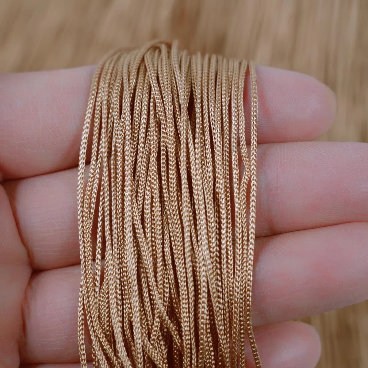 10 metri di lunghezza, 30 cm di larghezza, nappa di seta, frangia, frangia per danza, frange, frange per fai da te, abito latino, abbigliamento da palcoscenico, accessori (colore caffè chiaro)