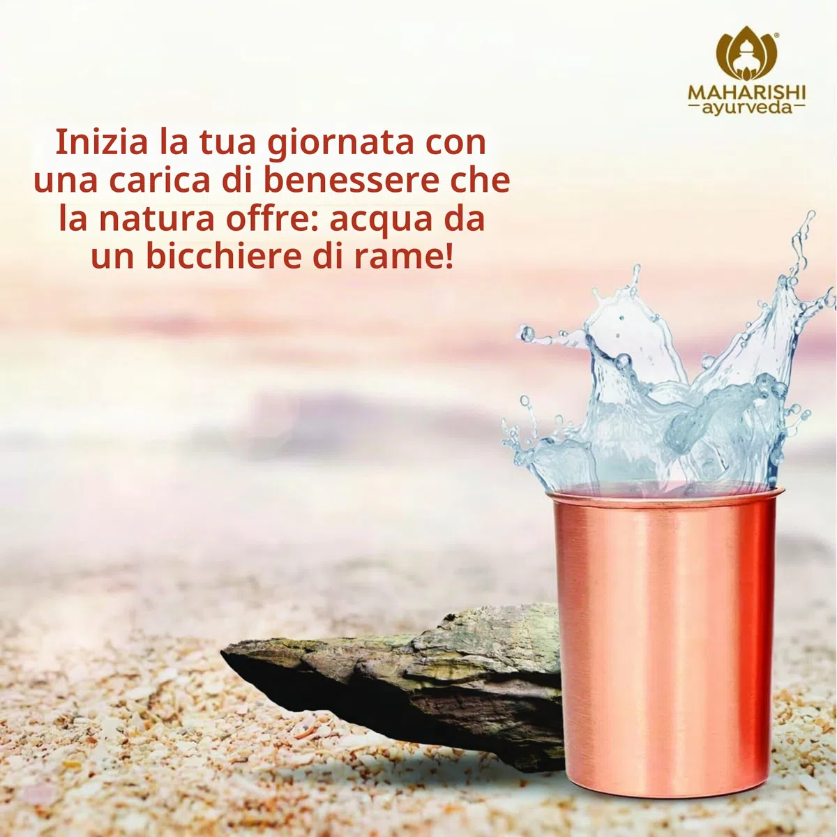 Maharishi Ayurveda Tazza di rame, 380 ml