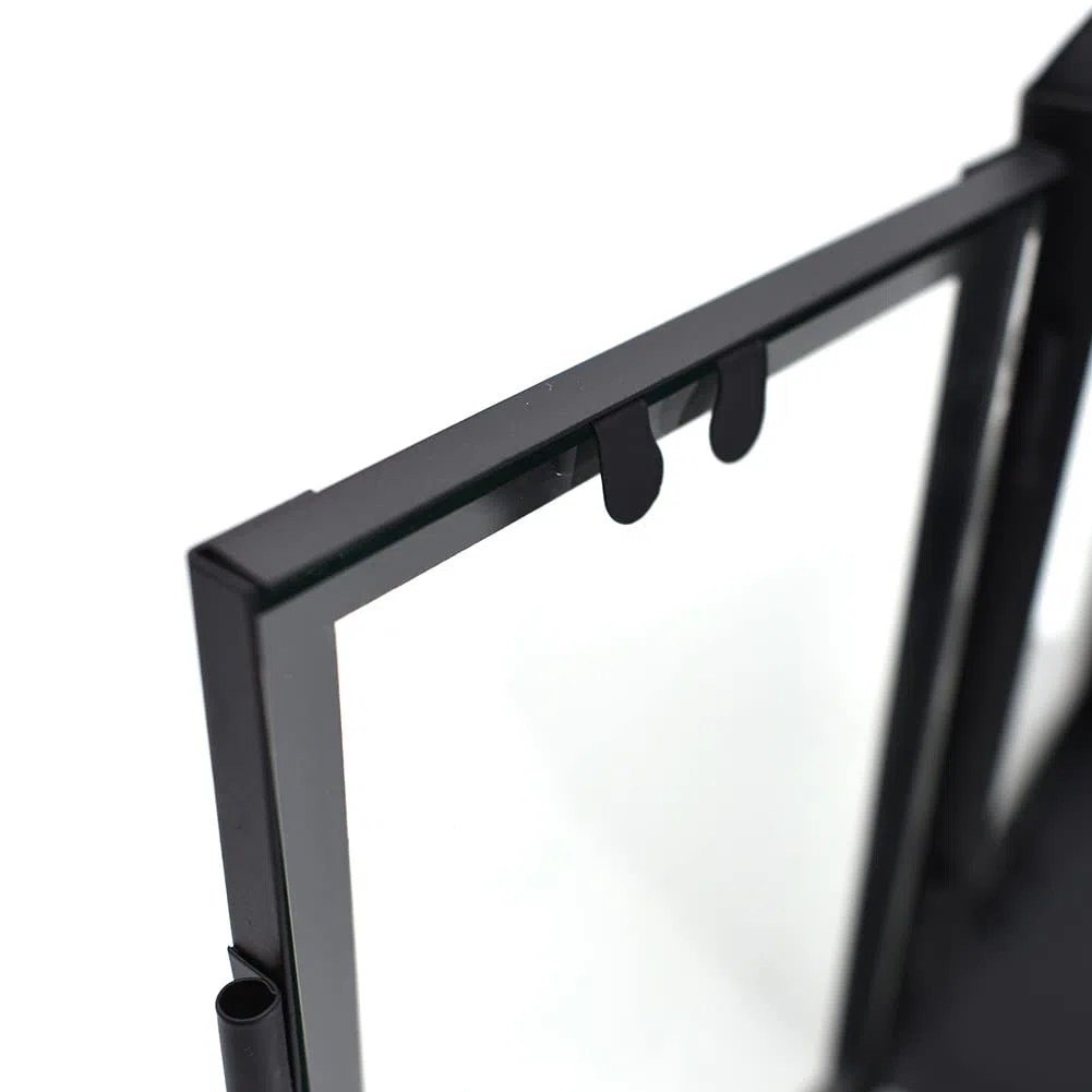Portacandele Lanterne di Ferro, Stile d'epoca Indoor/Outdoor lampadine a Candela per Decorazioni Casa Cortile/Padiglione/Legno/Giardino/Giardino di tè (26 * 11 cm)