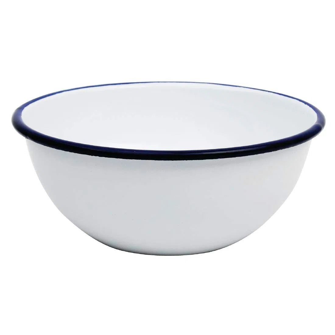 6 x Olympia smaltata pudding Bowl 155mm 5.5 (dia) "piatto in acciaio INOX da cucina