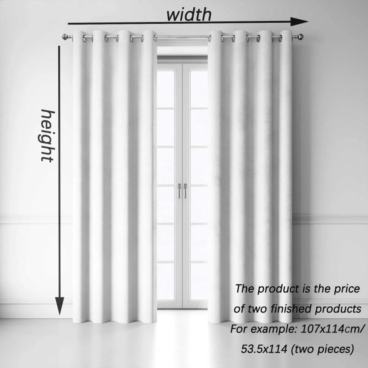 2 tende a righe blu e bianche, design retrò con sfumature astratte, adatte per camera da letto, bagno, soggiorno WxH/2x70x140cm