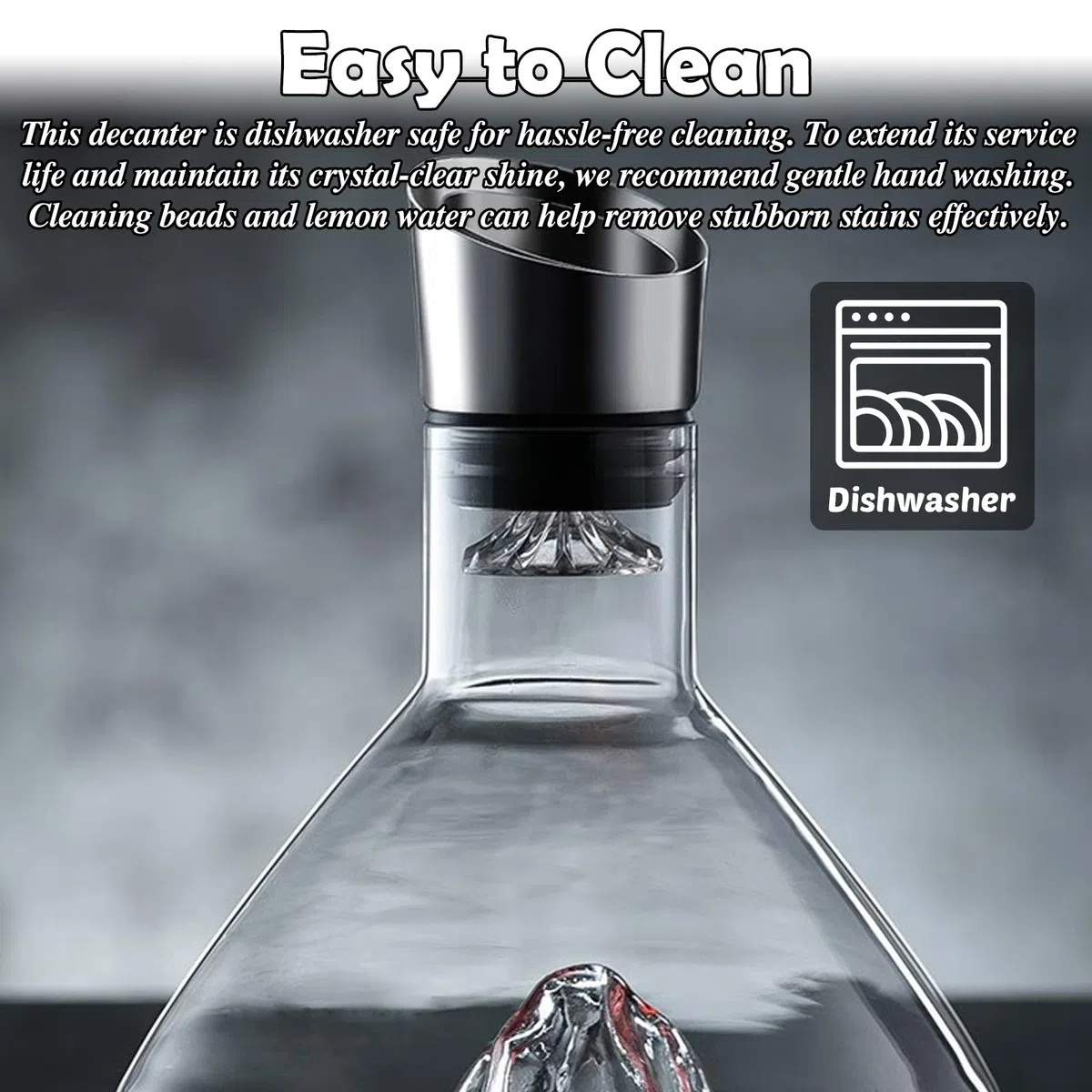 Decanter Per Vino Rosso,1500ML Decanter Per Vino Con Aeratore,Caraffa Vino Con Aeratore,Decantatore Con Aeratore E Filtro Per I Suoceri E Gli Aanti Del Vino,Vino Rosso,Servizio Antigoccia