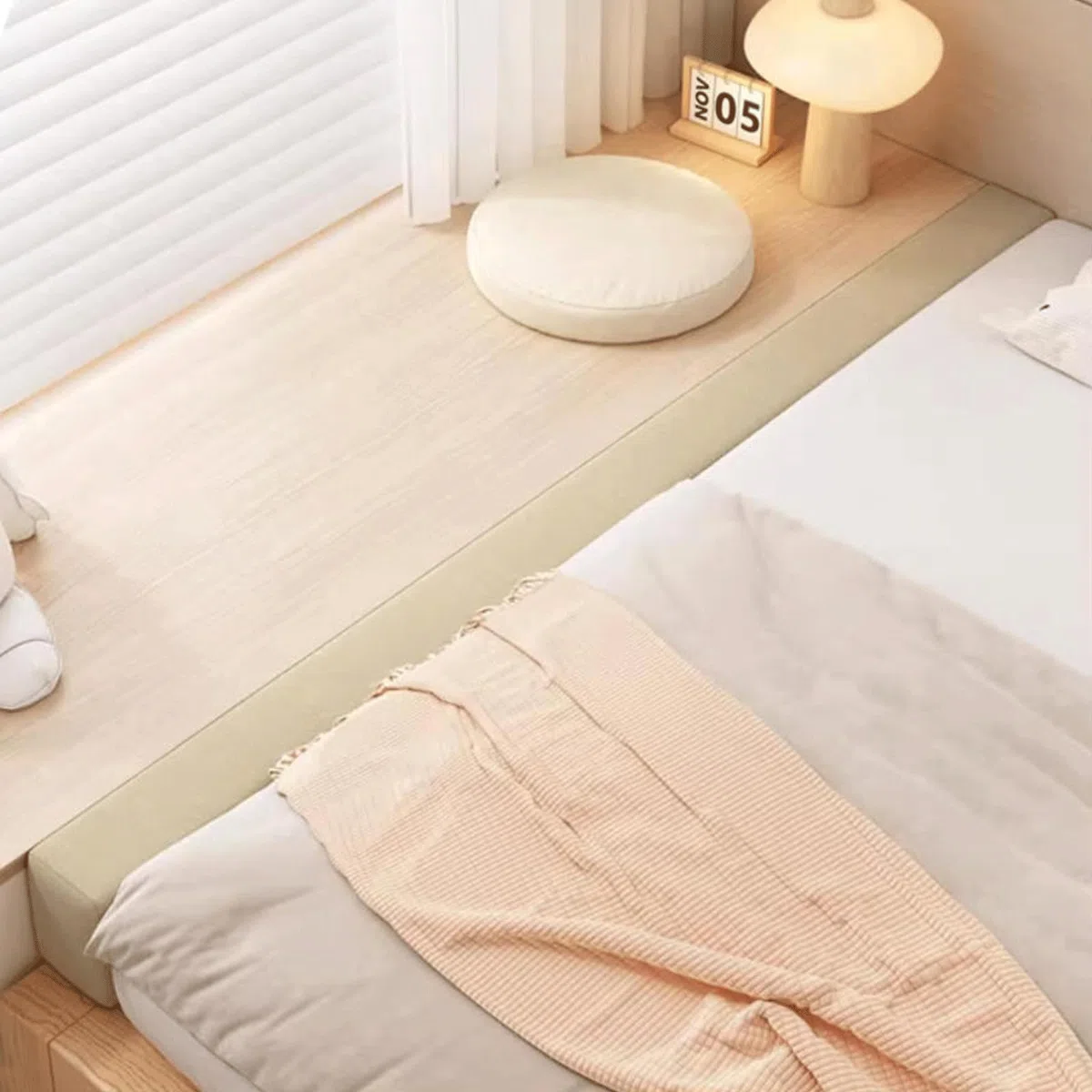 Riempitore per spazio letto per testiera, singoli matrimoniale Letto Gap Filler Cuscino, estensore per materassi, schiuma ad alta densità riempitivo di spazio per materasso(90x10x20cm/35x4x8in,#2)