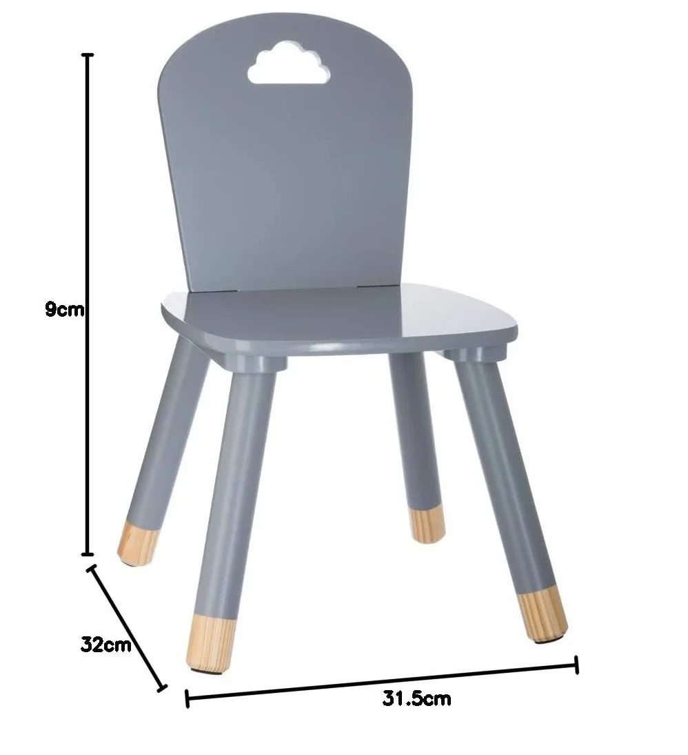 ATMOSPHERA CREATEUR D'INTERIEUR - Sedia per bambini Douceur grigio