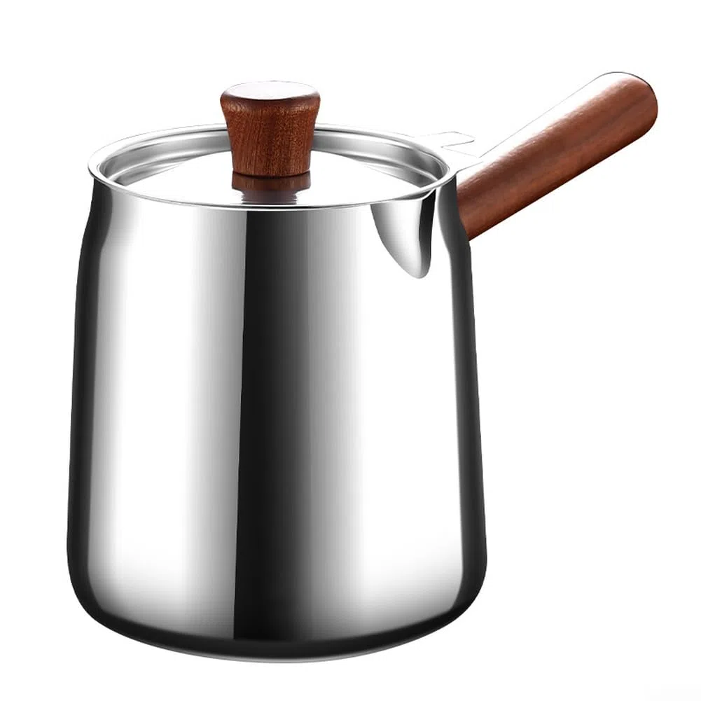 Friggitrice in acciaio inox, friggitrice da 1,5 l o 2,0 l con cestello a rete fine, prestazioni di lunga durata e resistente alla ruggine, per fornelli a gas o induzione (A-1)