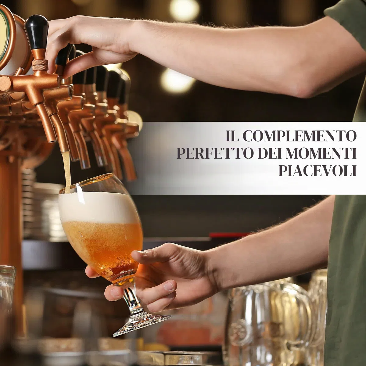 CRYSTALIA Calici da Birra Bicchieri Set 6, 400 ml, 100%SENZA PIOMBO Bicchieri Con Stelo, da Degustazione di IPA Belga, a Tulipano, Snifter, a Calice