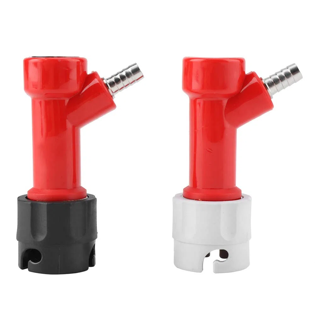 2 PCS 1/4 "Attacco per Blocco Tallone Corny Keg Fitting Part Gas Liquido Set di Disconnessioni Rapide Kit Dell'Accoppiatore del Connettore Home Brewing per Coke Kegs