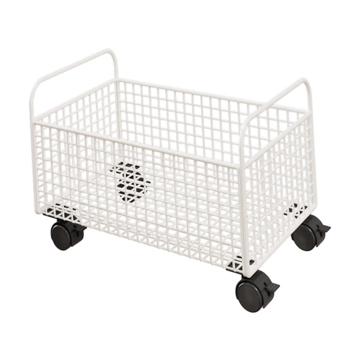 Oshhni Carrello Porta Libri con Ruote sotto la scrivania, Semplice, Multifunzionale, Portatile, Mobile, per riporre Giocattoli, Soggiorno, 38x25x26 Centimetri