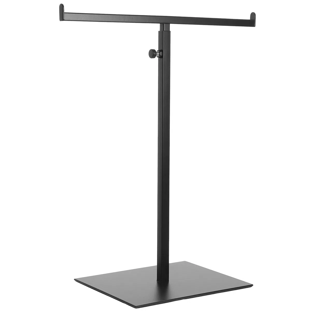 Espositore a Forma Di T in Acciaio Inossidabile Regolabile Con Doppio Gancio Per Borse Sciarpe Cravatte Supporto Multifunzionale Per Negozio E Casa Organizer Per Armadio 6X12X6 Pollici