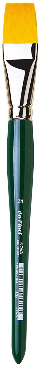 Da Vinci NOVA - Serie 122 - Linea Scuola e Hobby, pennello in fibra sintetica - Misura 24