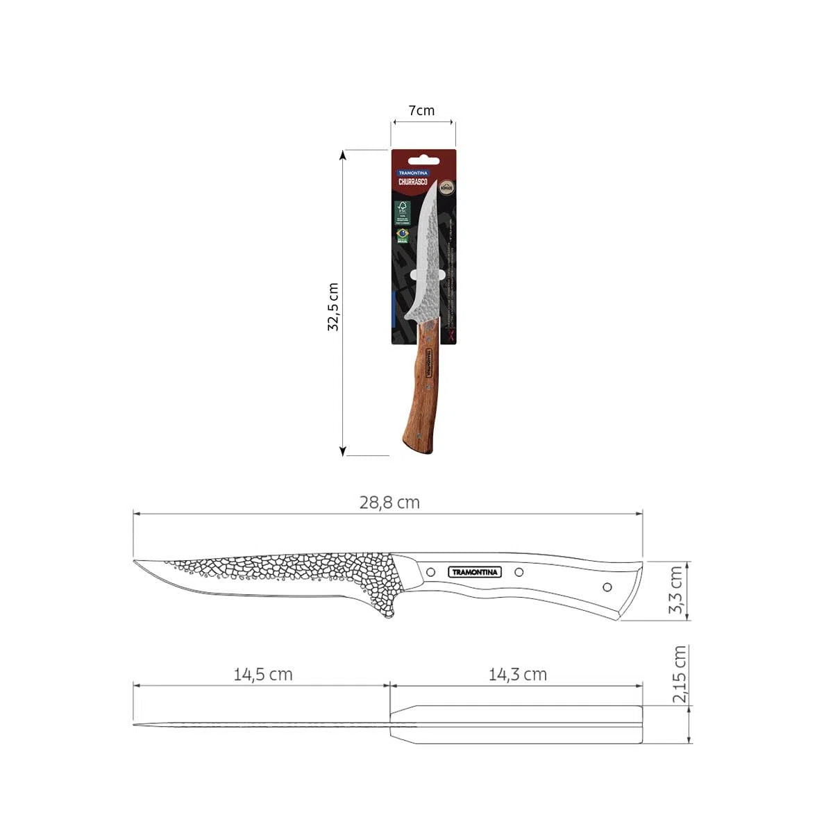 Tramontina Coltello Carne Nômade 18 cm