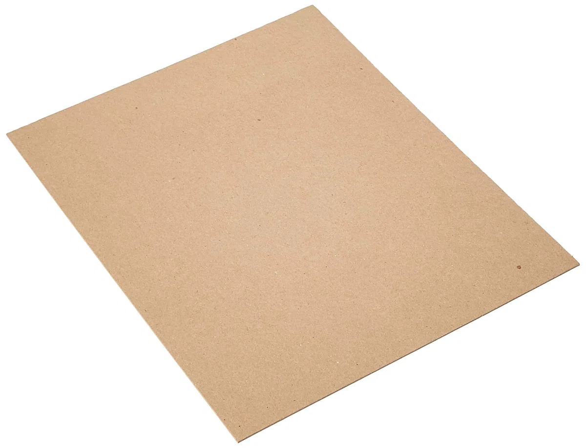 Grafix Peso Medio 12-inch-by-12-inch chipboard-Sheets, Bianco Pezzi, Natural, 8-1/2" x 11"
