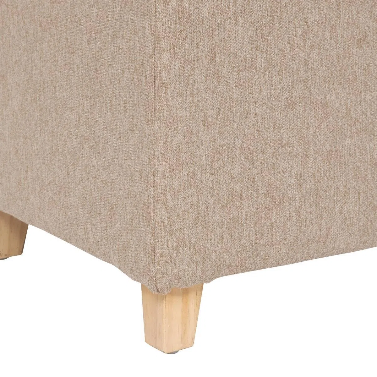 ATMOSPHERA CREATEUR D'INTERIEUR - Pouf Leandre in Pino Beige 35x35x35cm