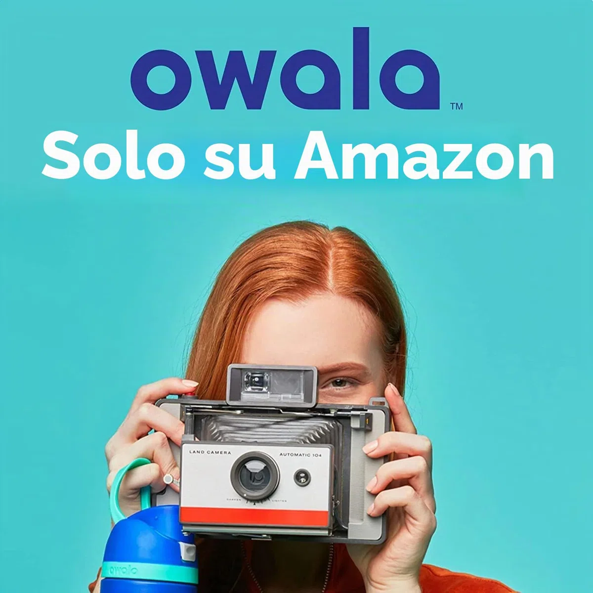Owala FreeSip Borraccia Termica Acciaio Inox con Cannuccia, 945 ml – Bottiglia Termica Isolata per Sport e Viaggio, Senza Perdite, Senza BPA, Dreamy Field