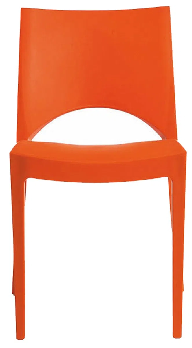GBSHOP Sedia da interni/esterni impilabile vari colori in polipropilene