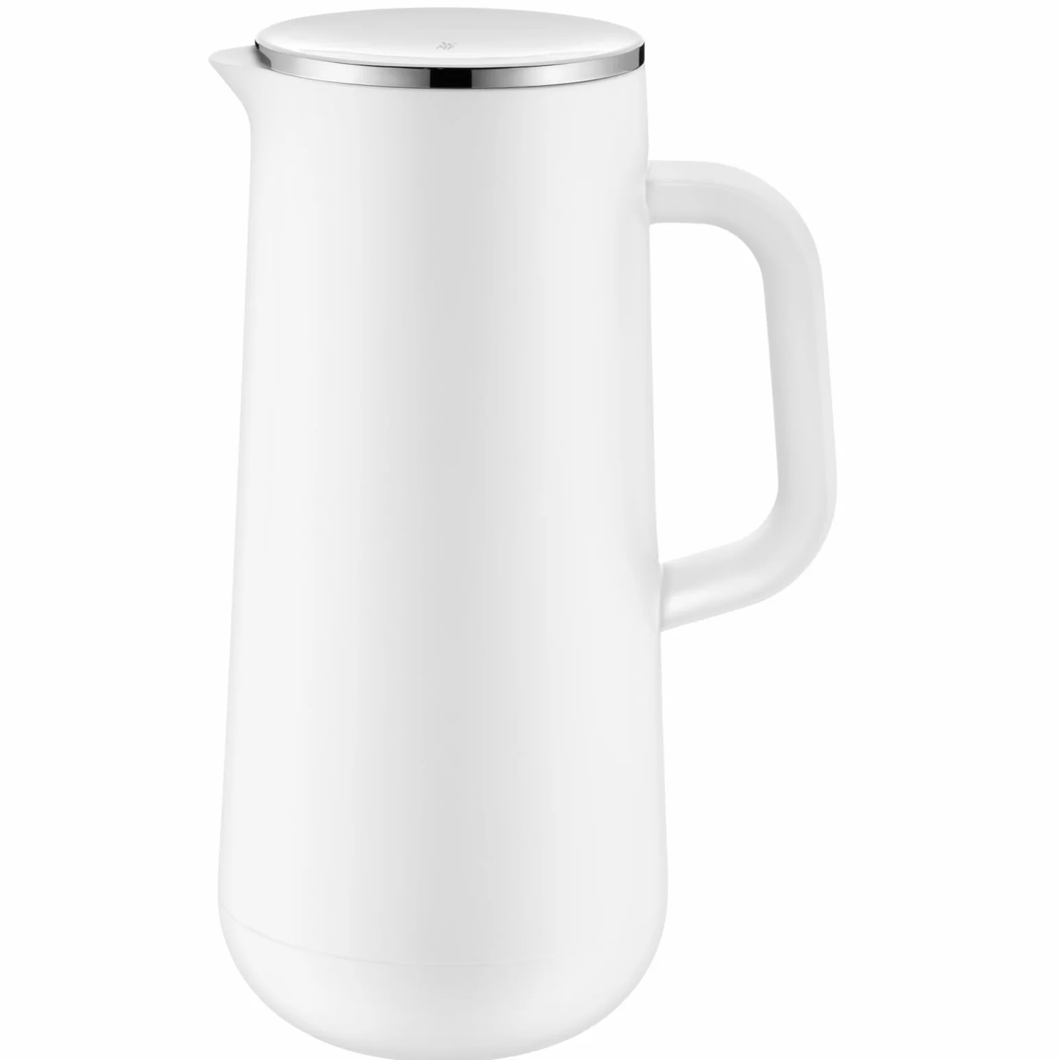 WMF Impulse Thermos da 1 l, Thermos per caffè o tè, Tappo a Vite, Mantiene Le Bevande Fredde e Calde per 24 Ore, Thermos per caffè o tè, Bianco, Acciaio Inossidabile, plastica