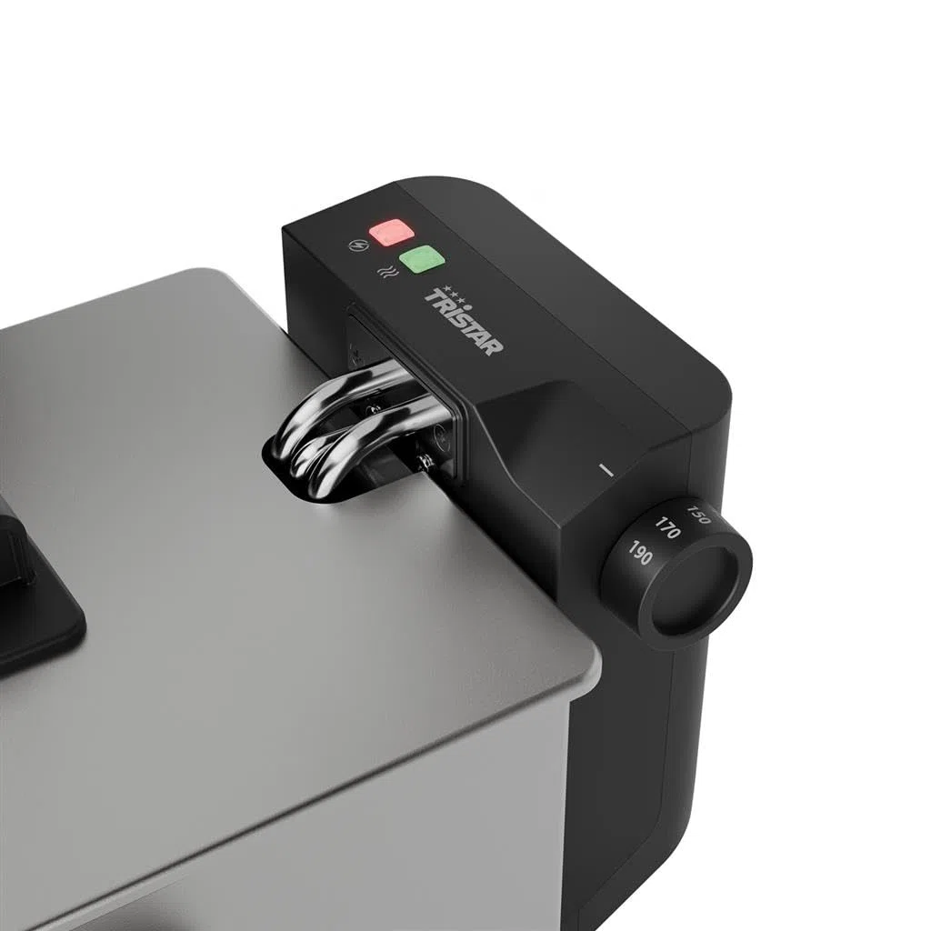Tristar Acciaio inossidabile Friggitrice Elettrica, 2000W, 3 litri, FR-9338 - Cucina e Casa