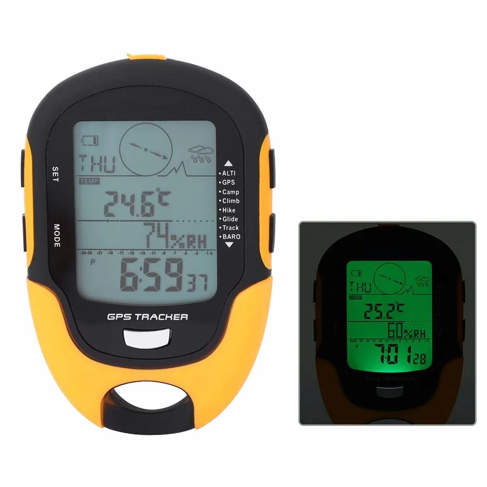 Crisis Barometro Digitale, Altimetro e Ricevitore di Navigazione GPS, per Campeggio, Arrampicata ed Escursionismo - Ideale per Appassionati di Outdoor