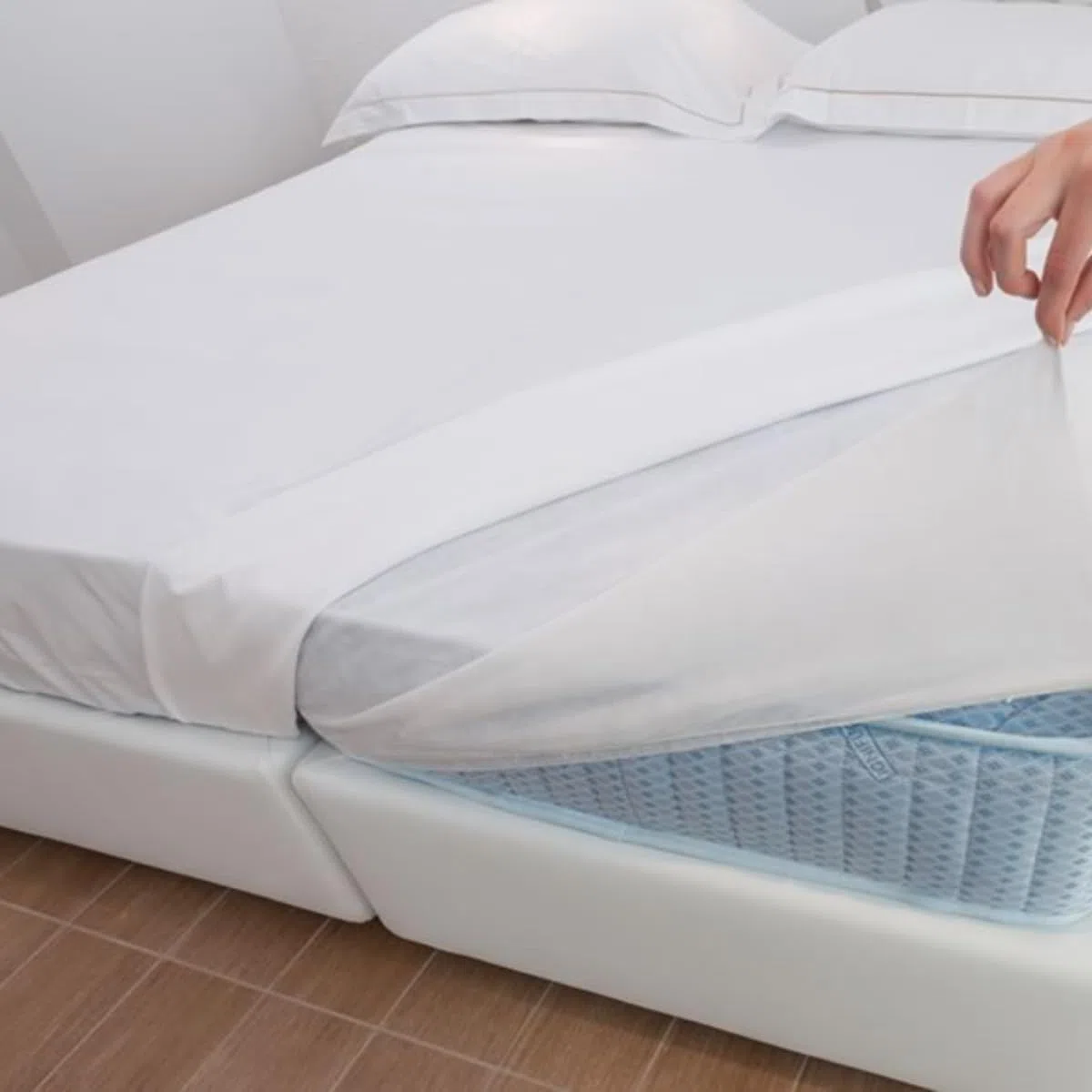 Foglabile Coprimaterasso 160X200 | Confezione da 10 Fodere per Materasso con Angoli | Anti-Macchie | Protezione Igienica per Biancheria da Letto per Alberghi - Campeggi - Affitti - Uso Medico (160_x