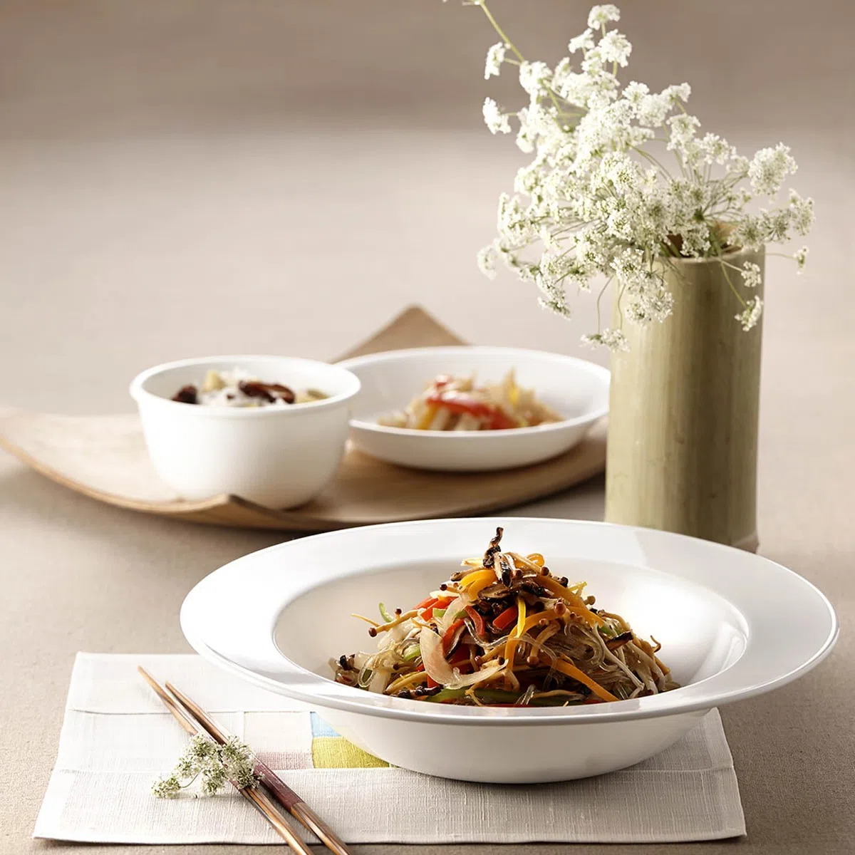 CORELLE Livingware Winter Frost White - Ciotola da portata da 2 qt di CORELLE