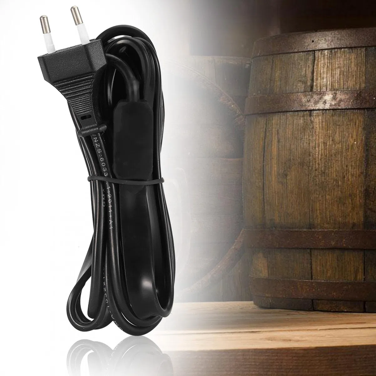 Borsa Riscaldante per Fermentatore Birra 220-250V, con Termometro