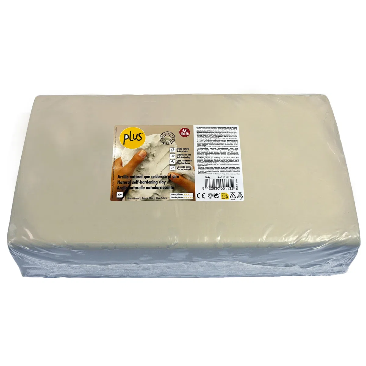 PASTA PER MODELLARE PLUS - BIANCO 10 KG.
