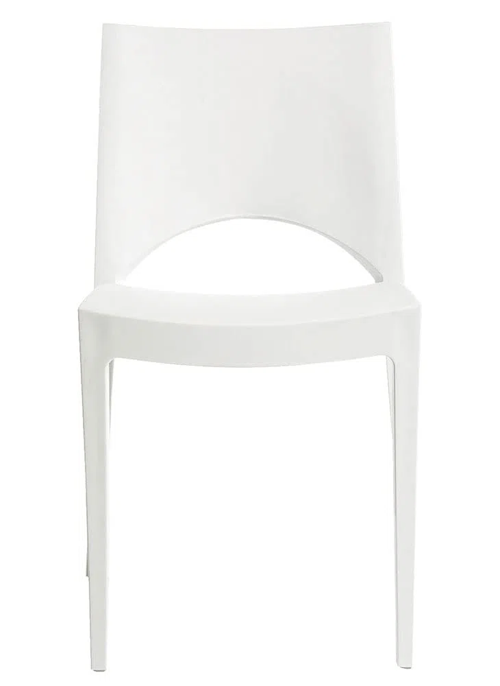 SEDIA PARIS Bianco opaco UP ON GRANDSOLEIL impilabile 6314B