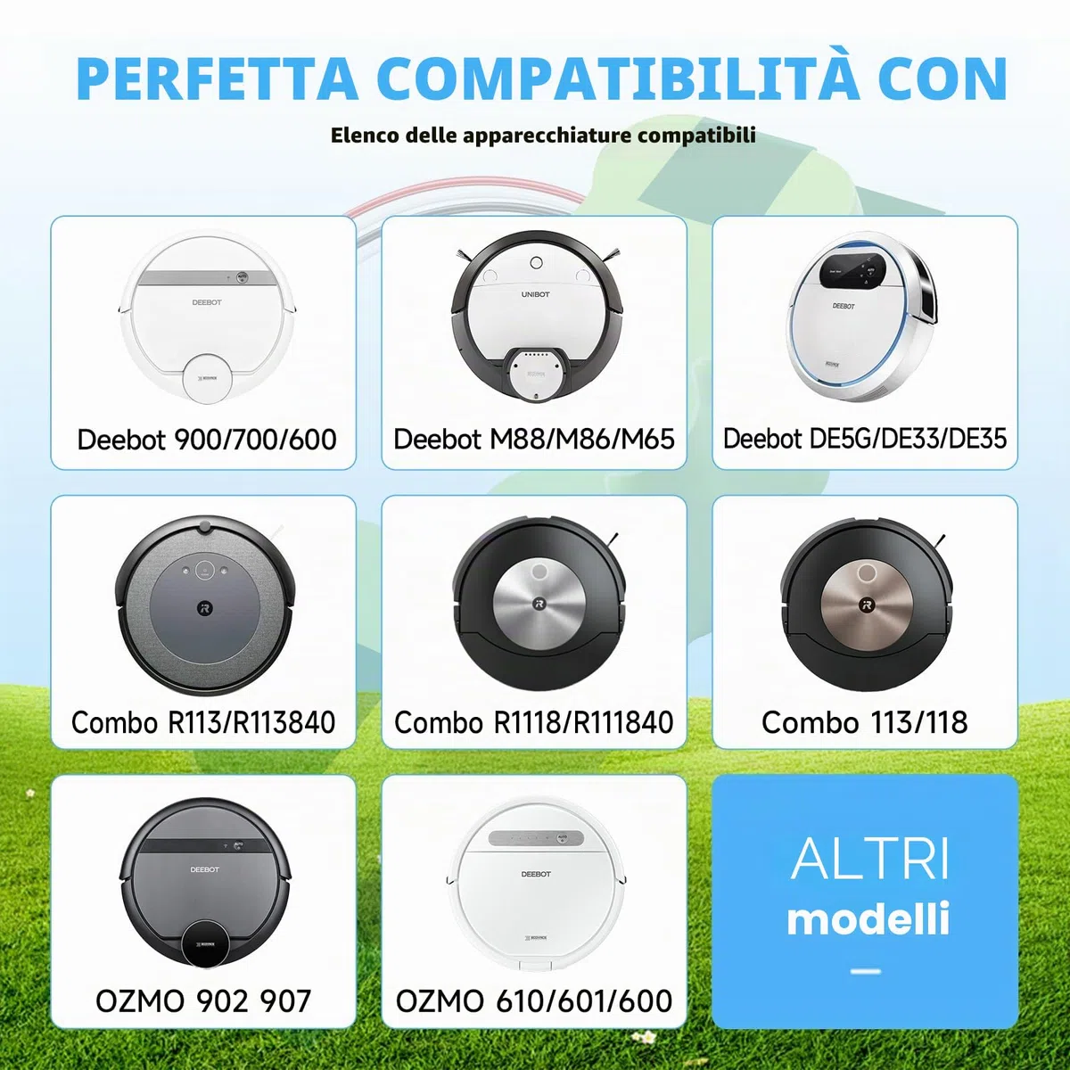 CITYORK 12V 3500mAh Batteria per iRobot Roomba Combo, per Combo ZJ1517-HFR/RVF-Y1, Combo R113, R113840, R1118, R111840, Batteria per ECOVACS Deebot 900, 600, M88, DE5G, per Deebot OZMO 610,902,907